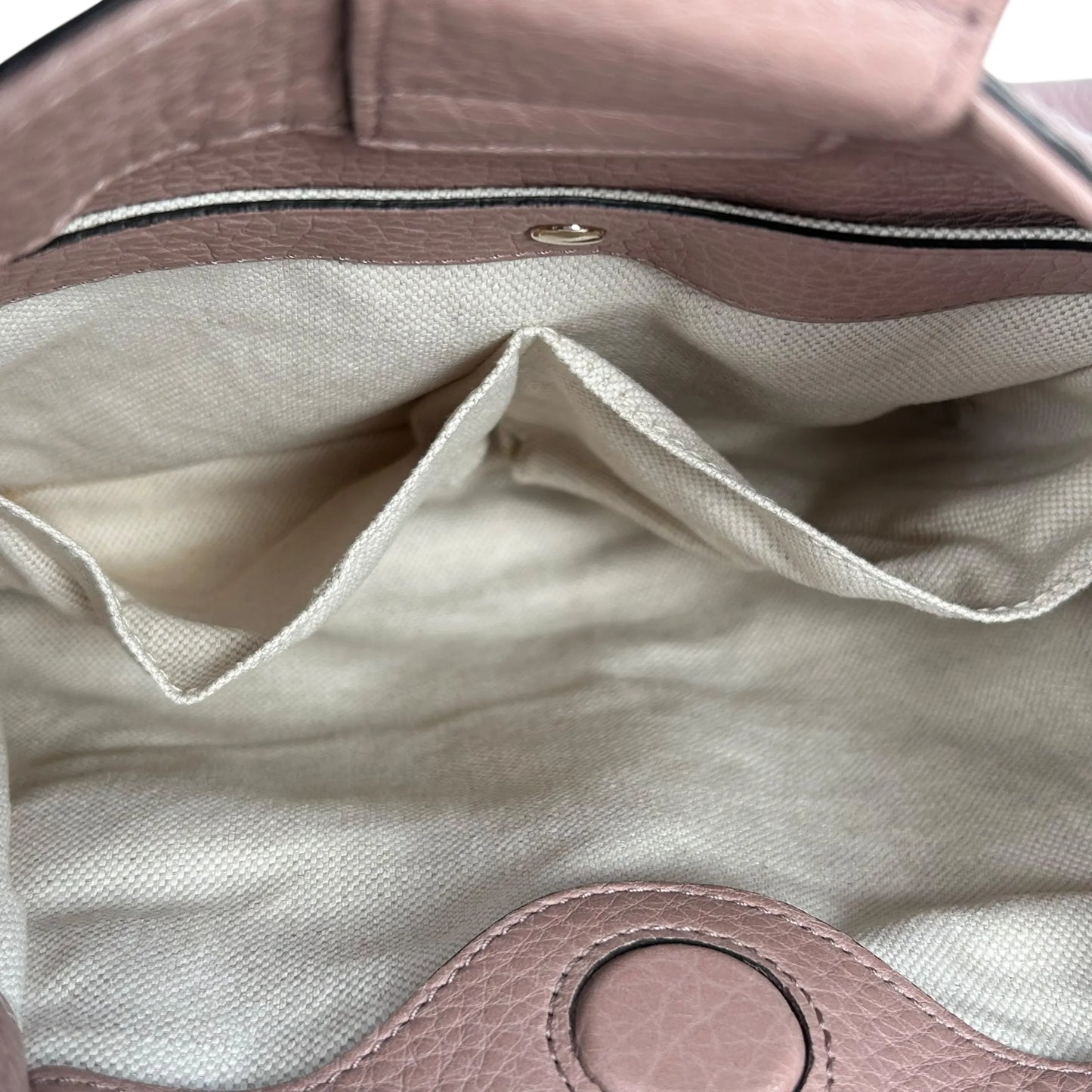 GUCCI Bamboo Leather Handbag/Shoulder Bag - Pink 