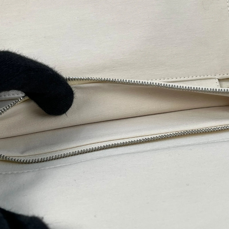 HERMES Air Line Canvas Travel Pouch - Beige 