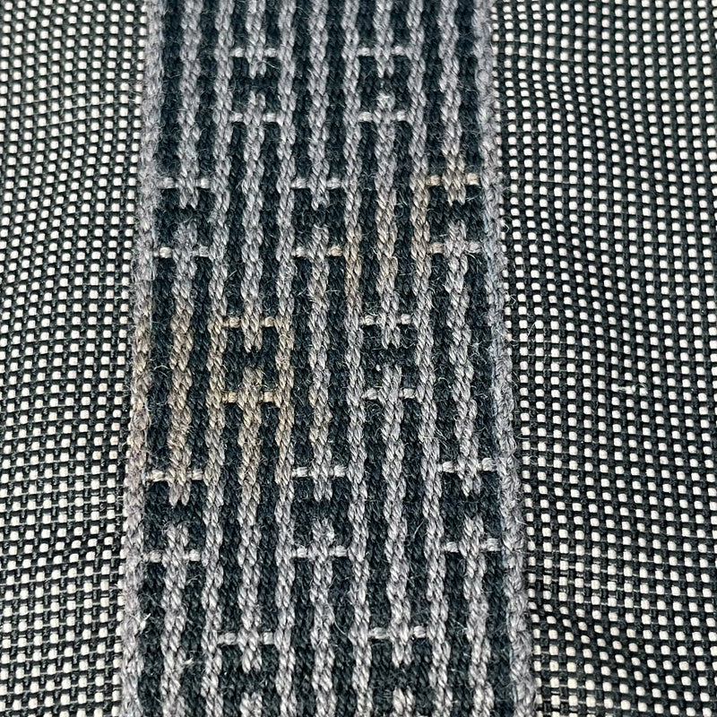 HERMES Air Line Canvas Shoulder Bag - Grey 