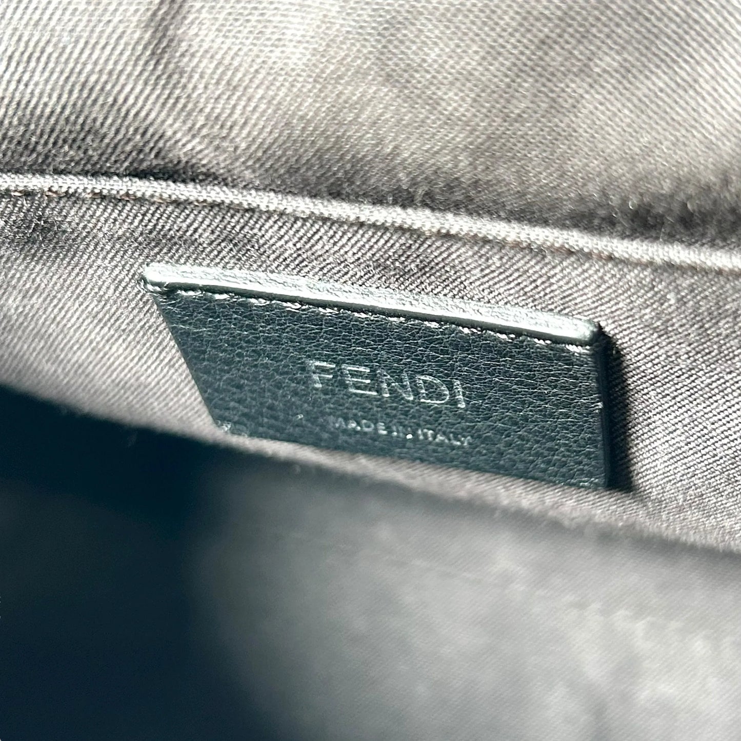 FENDI Back to School Calfskin Backpack - Black 