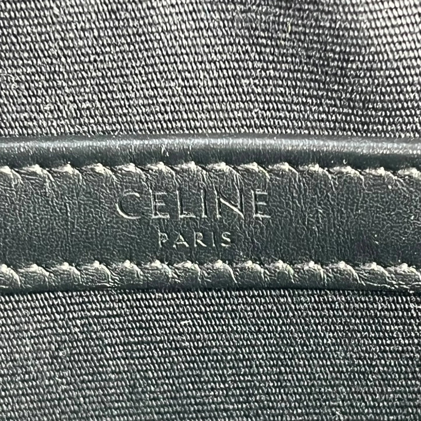CELINE Camouflage Leather Shoulder Bag - Khaki 