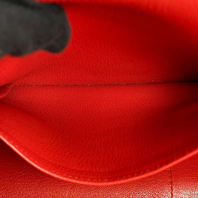 Hermès Gypsiere 37 Shoulder Bag in Taurillon Clemence Leather with N Stamp (2010) - Red 