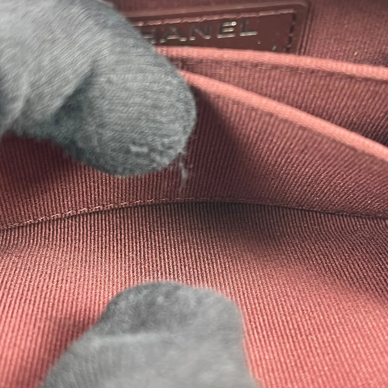 CHANEL マトラッセ キャビアスキン クラシックジップ コインケース - ブラック