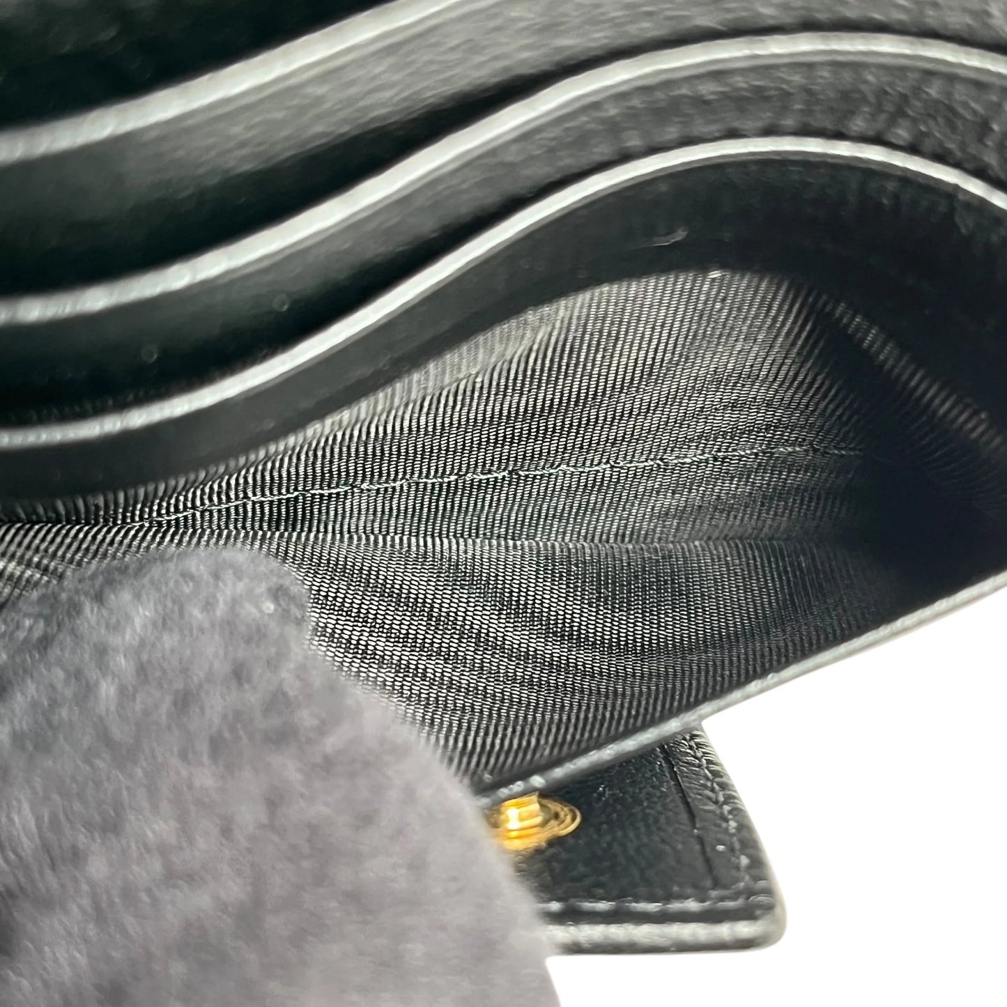 Saint Laurent ジップアラウンドウォレット レザー 二つ折り財布 コンパクトウォレット - ブラック