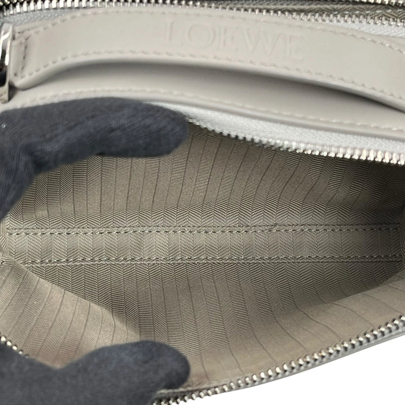 LOEWE Crossbody Camera Bag Mini Calfskin Shoulder Bag - Grey 