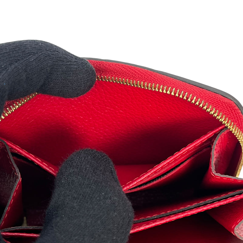 Louis Vuitton Monogram Empreinte Zippy Coin Purse - Red 