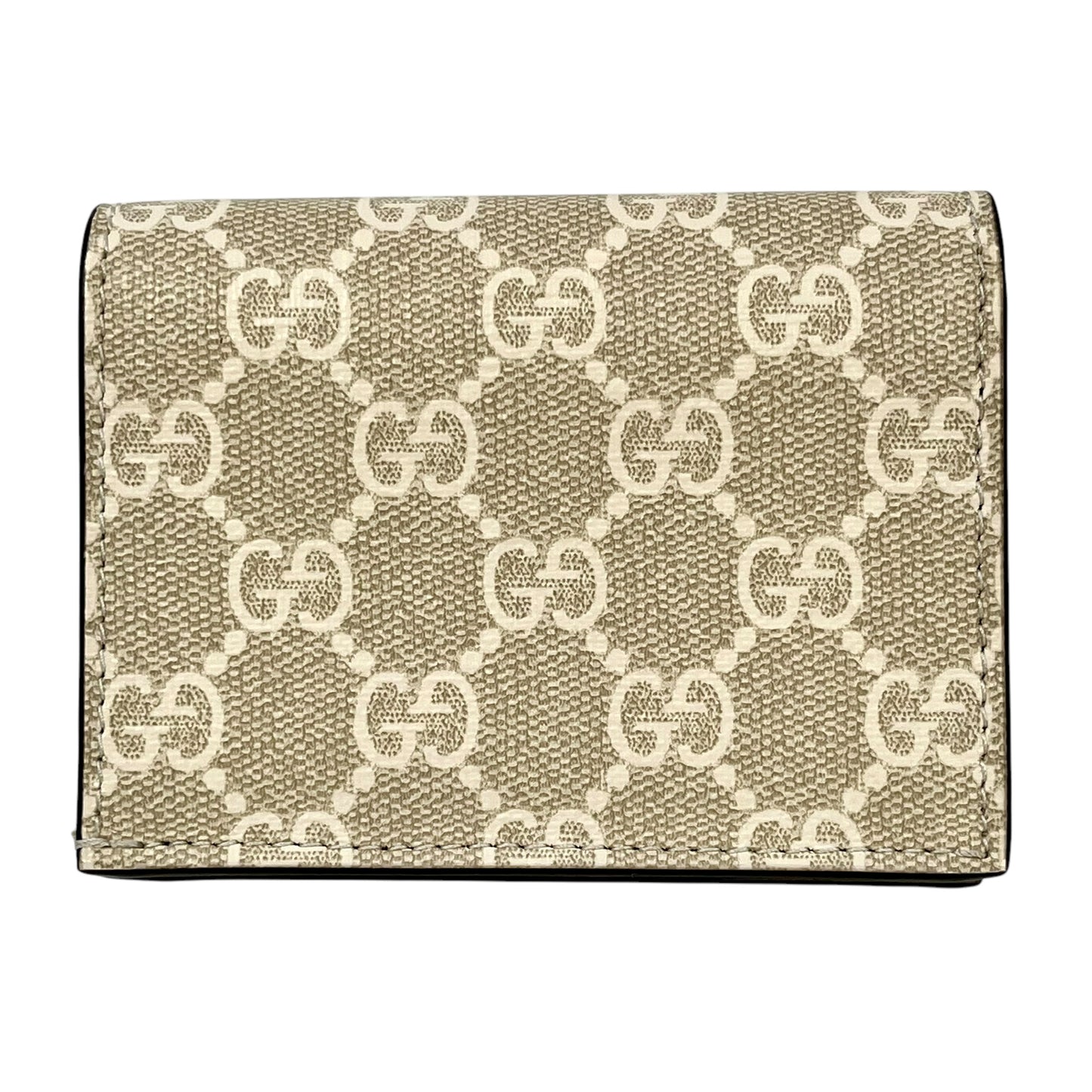 GUCCI GG マーモント 二つ折り財布 コンパクトウォレット - ベージュ