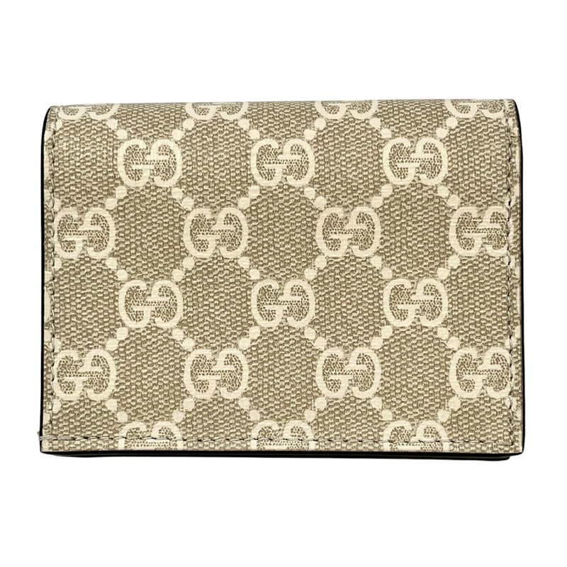 GUCCI GG マーモント 二つ折り財布 コンパクトウォレット - ベージュ