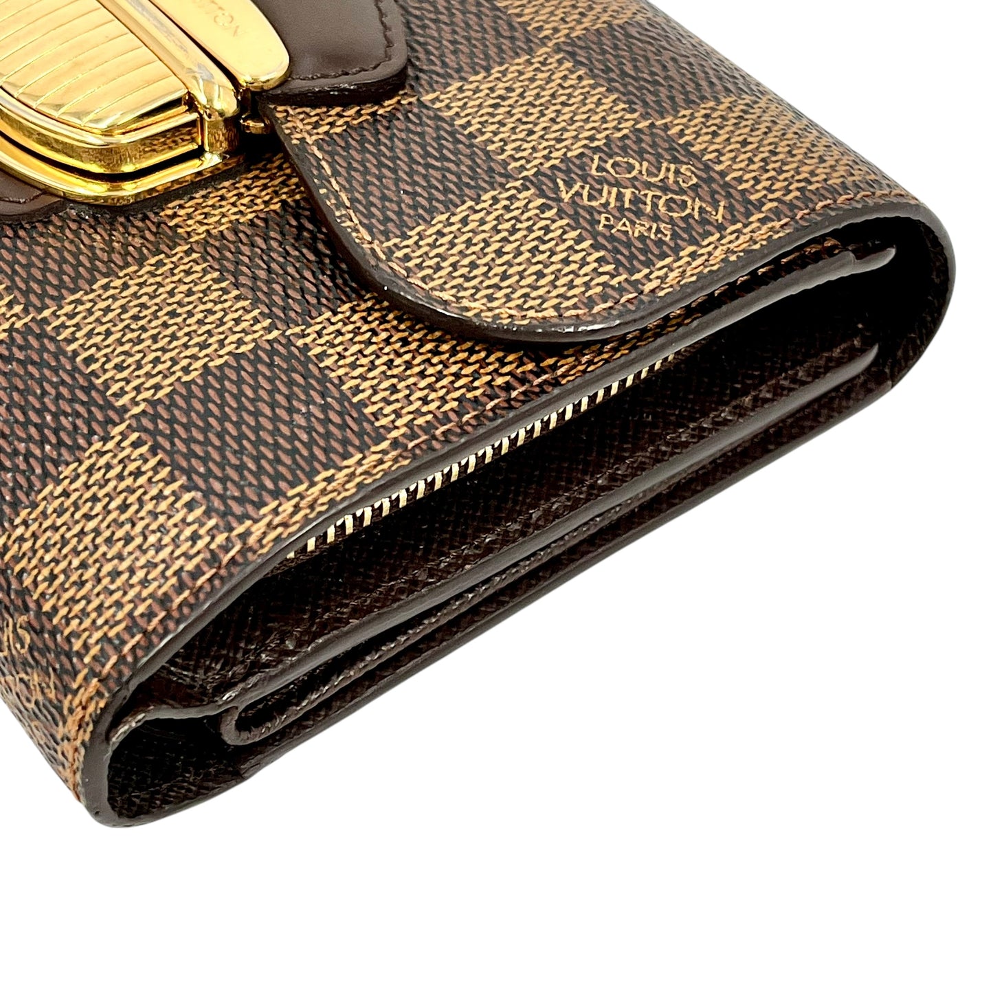 Louis Vuitton ダミエ ポルトフォイユ ジョイ 二つ折り財布 コンパクトウォレット - ダークブラウン