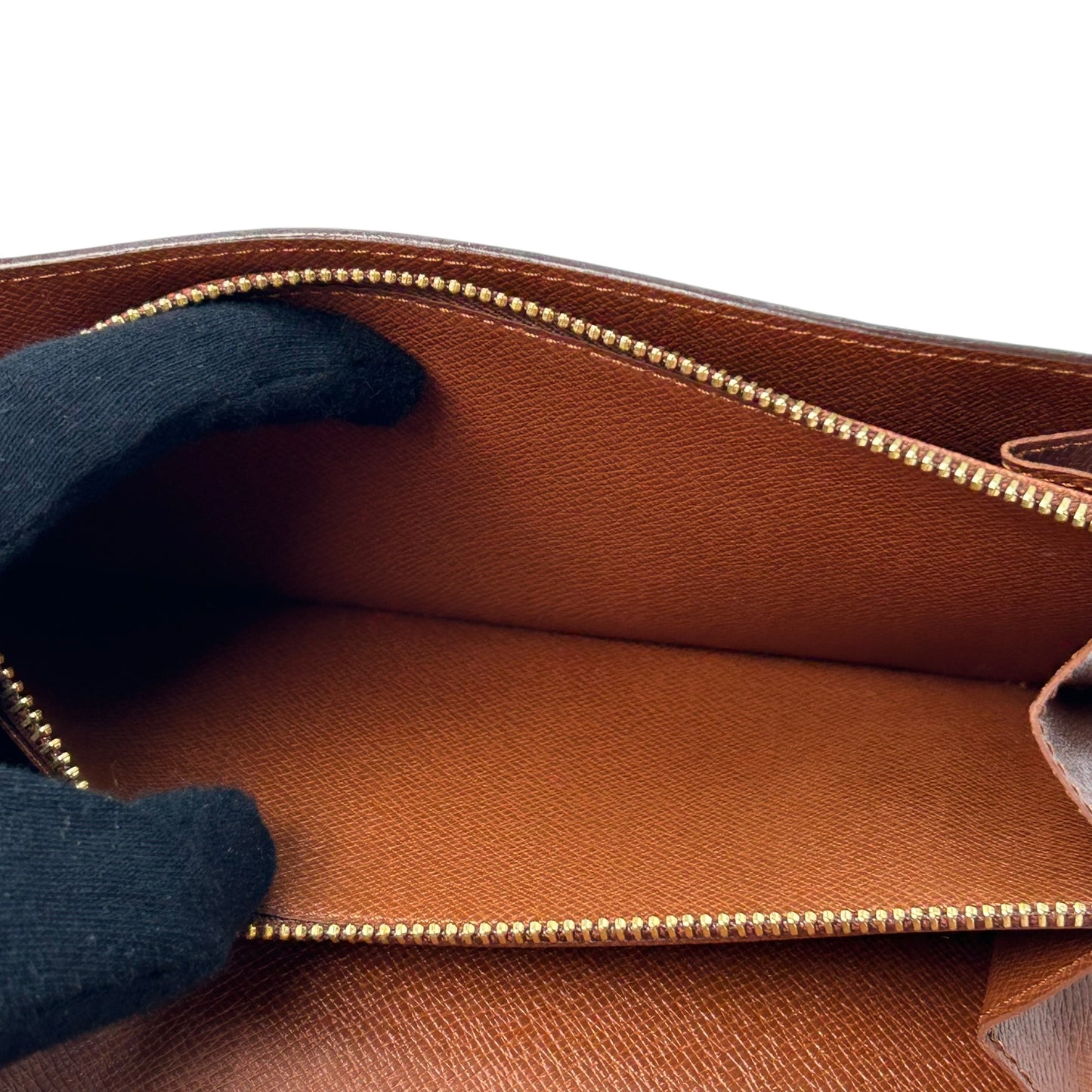 Louis Vuitton モノグラム キャンバス ポルトモネ クレディ 長財布 - ブラウン