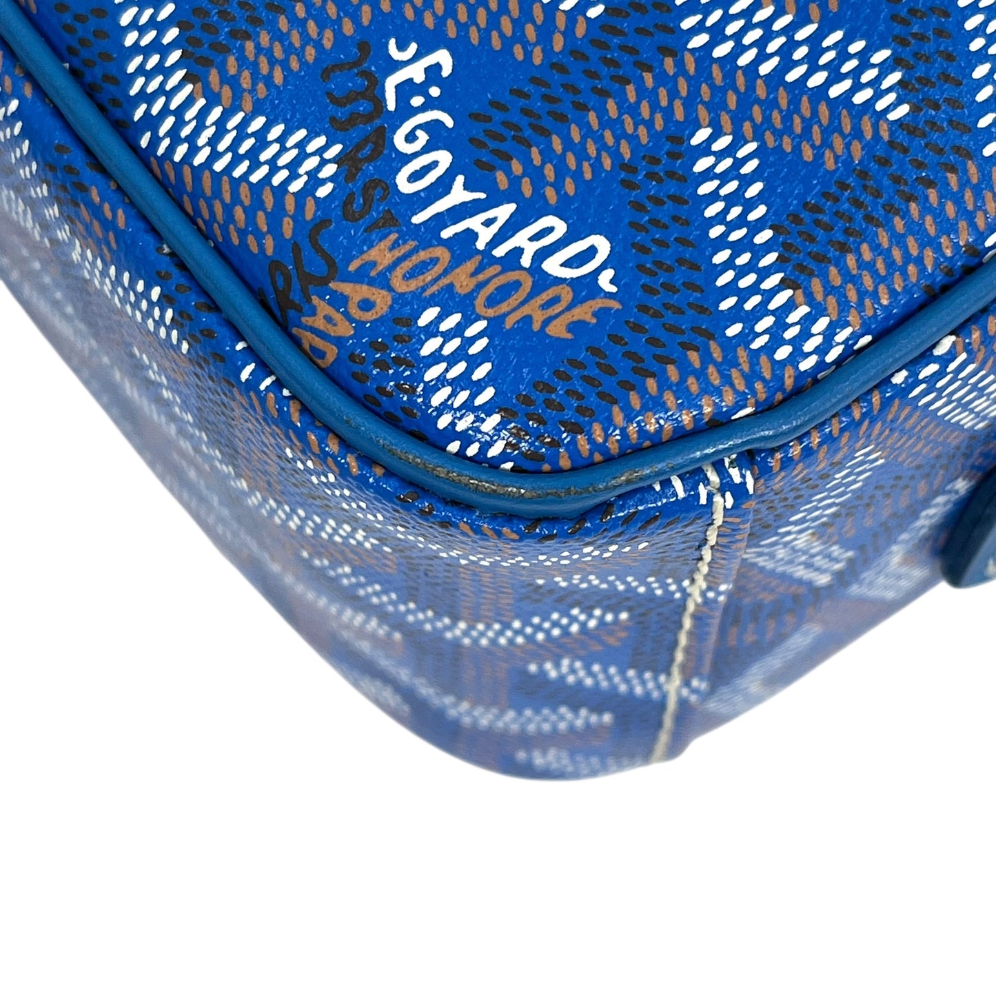 HOLD GOYARD Gap Vert PM Shoulder Bag - Blue 