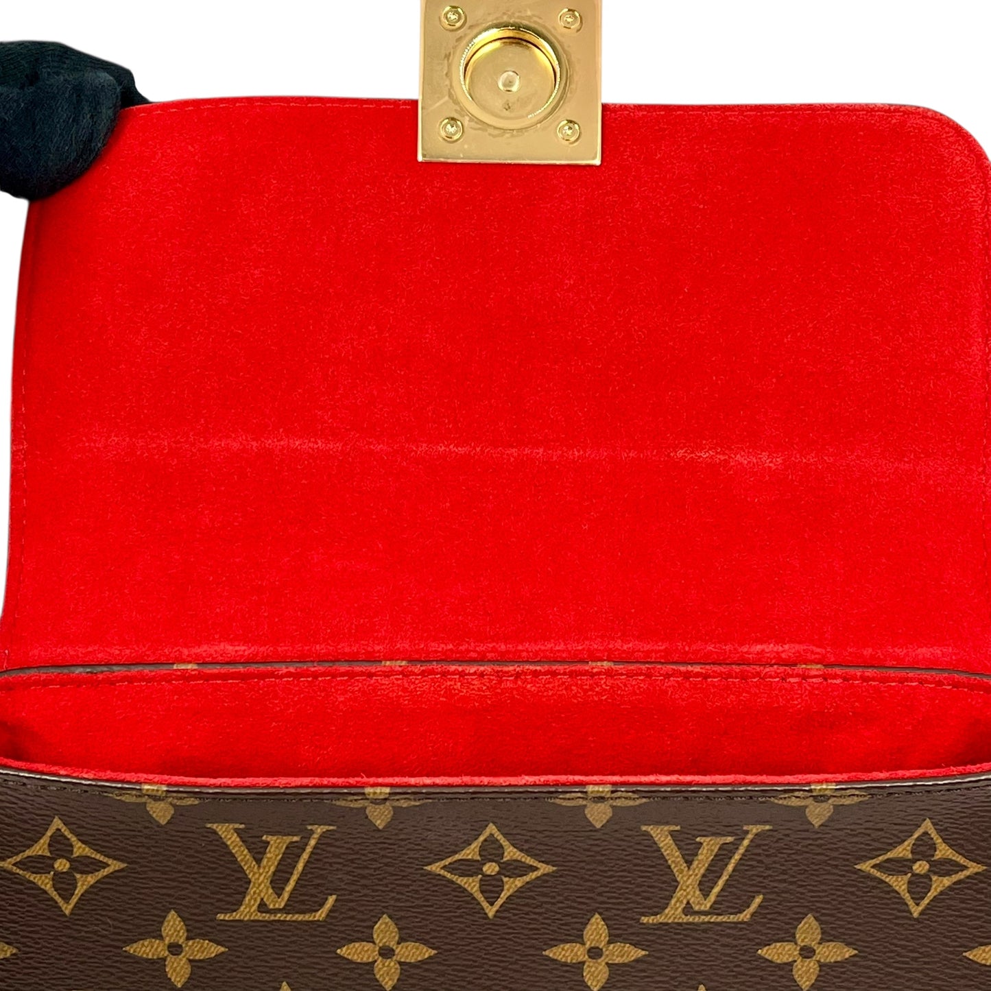 Louis Vuitton Lock BB Handbag Shoulder Bag - Red 