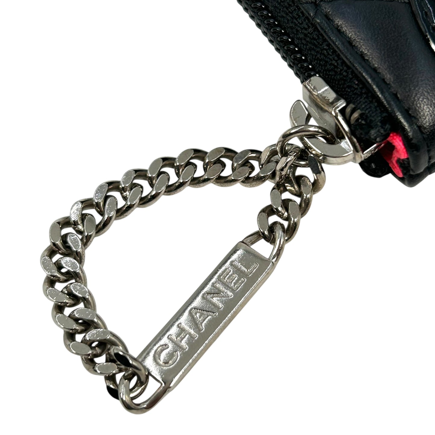 CHANEL Cambon Coco Mark Coin Case - Black 