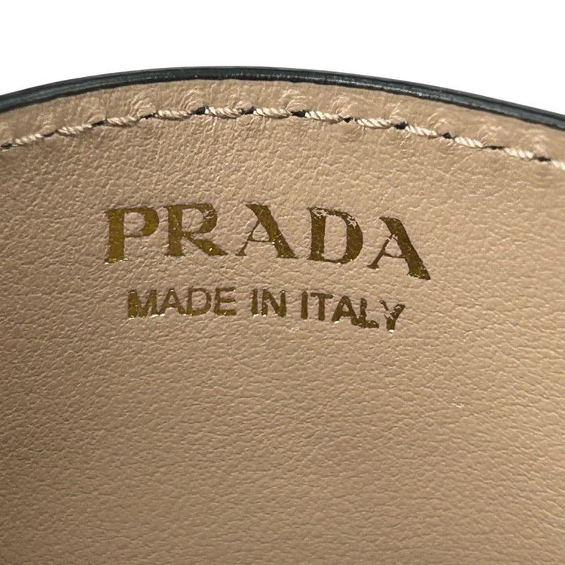 PRADA Saffiano Card Case - Pink and Black 