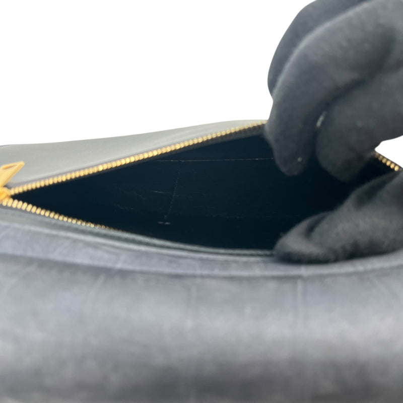 CELINE Trapeze Handbag - Navy Blue 