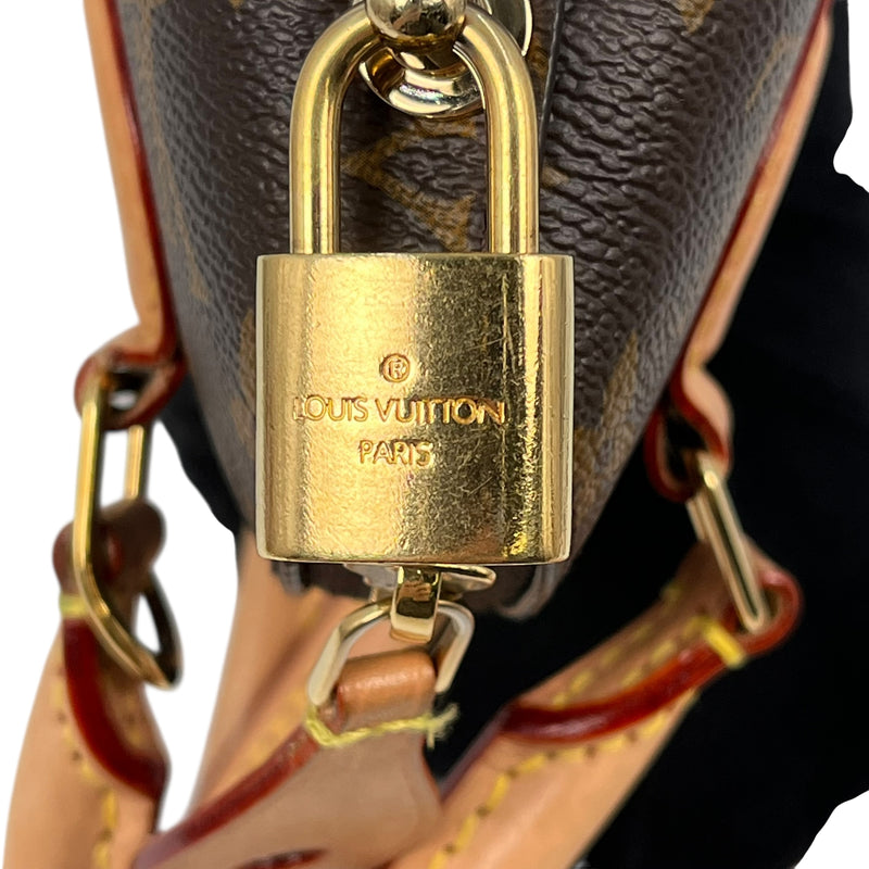 Louis Vuitton Monogram Canvas Lockit BB Handbag/Shoulder Bag - Brown 