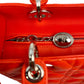 Dior Lady Dior Handbag Shoulder Bag - Orange 