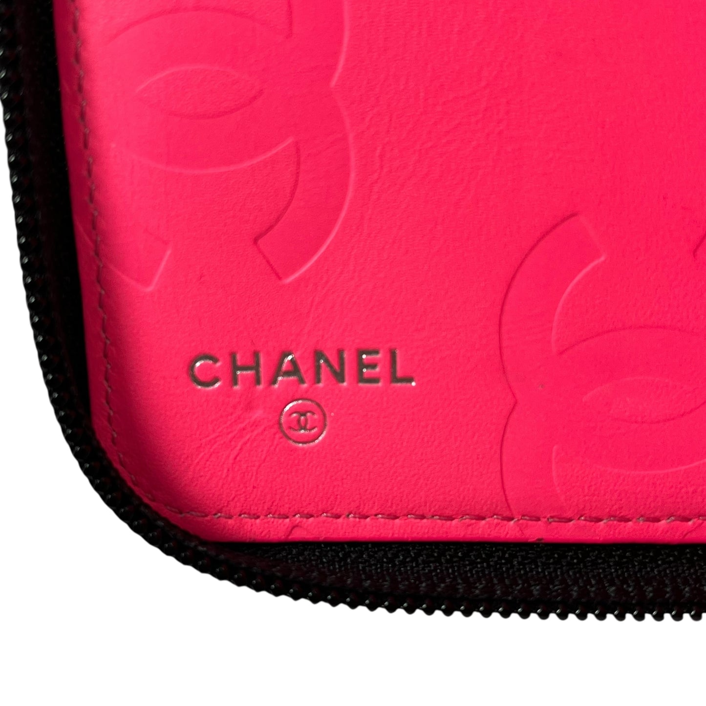 CHANEL Cambon Calfskin Long Wallet - Black 