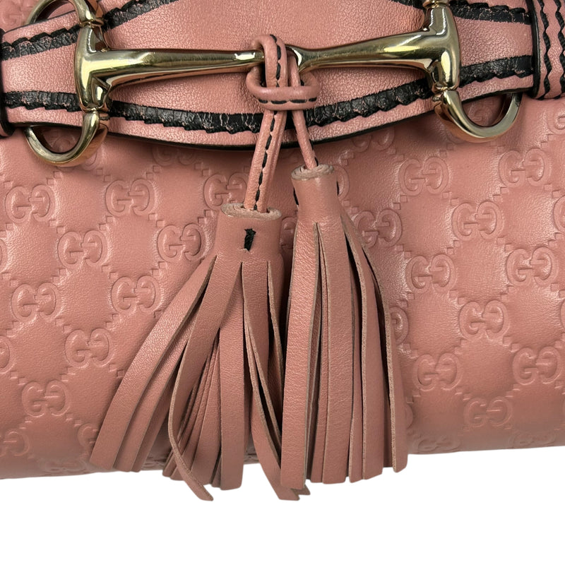 GUCCI Emily Mini Chain Shoulder Bag - Pink 