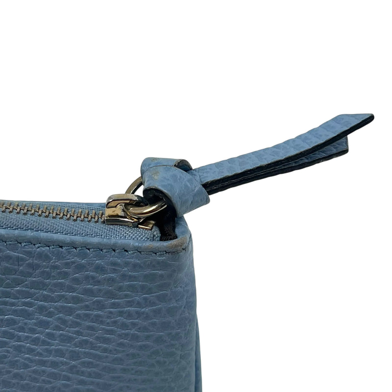 GUCCI Leather Coin Case and Key Case - Blue 