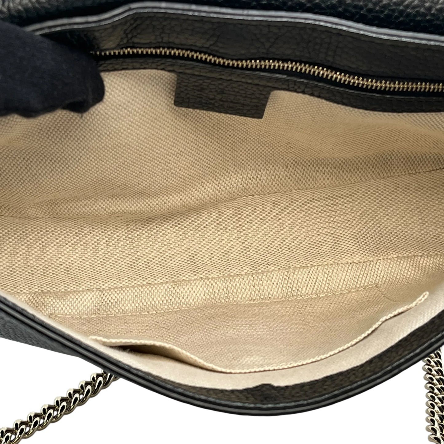 GUCCI Soho Chain Shoulder Bag - Black 
