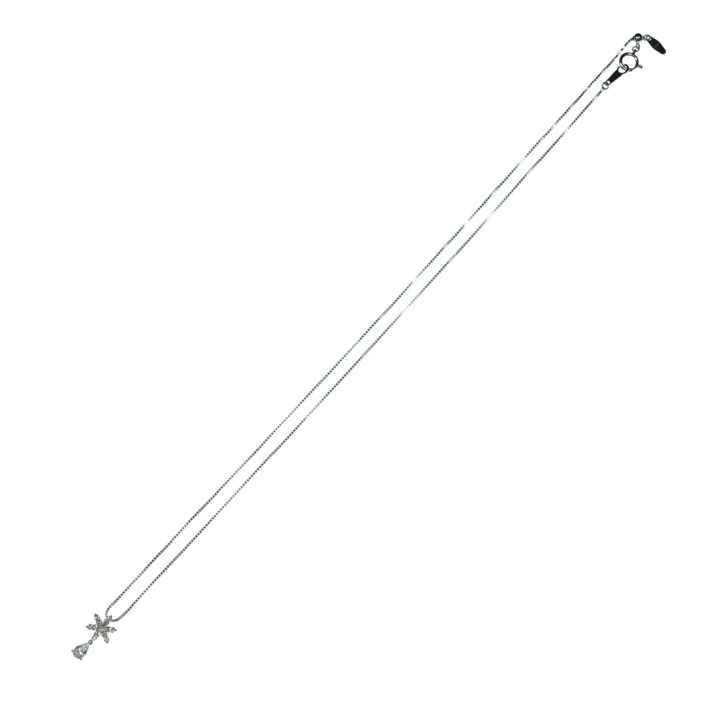 ダイヤモンド ネックレス - 18KWG