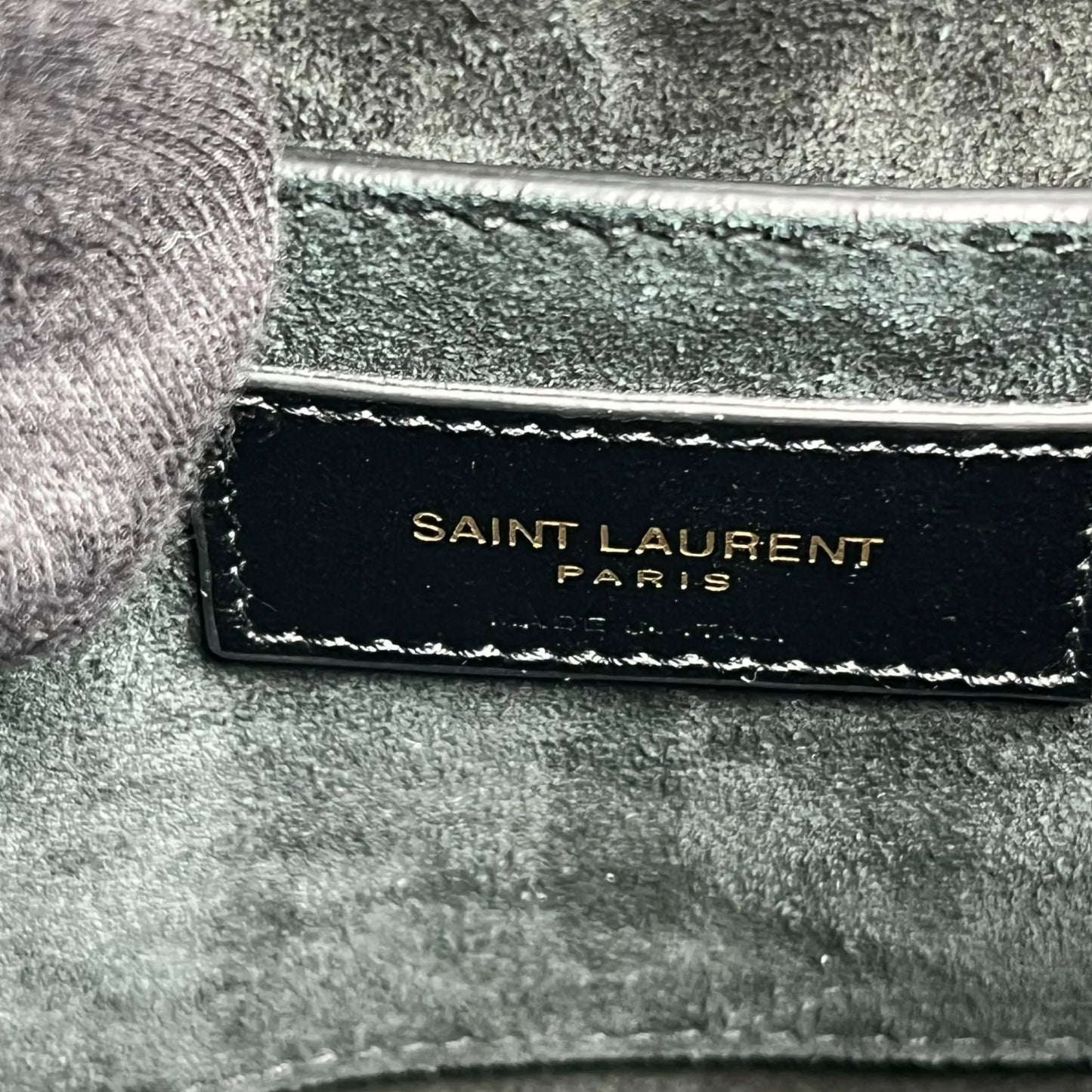 Saint Laurent Quilted Leather Hand Bag One Shoulder Bag - Black 