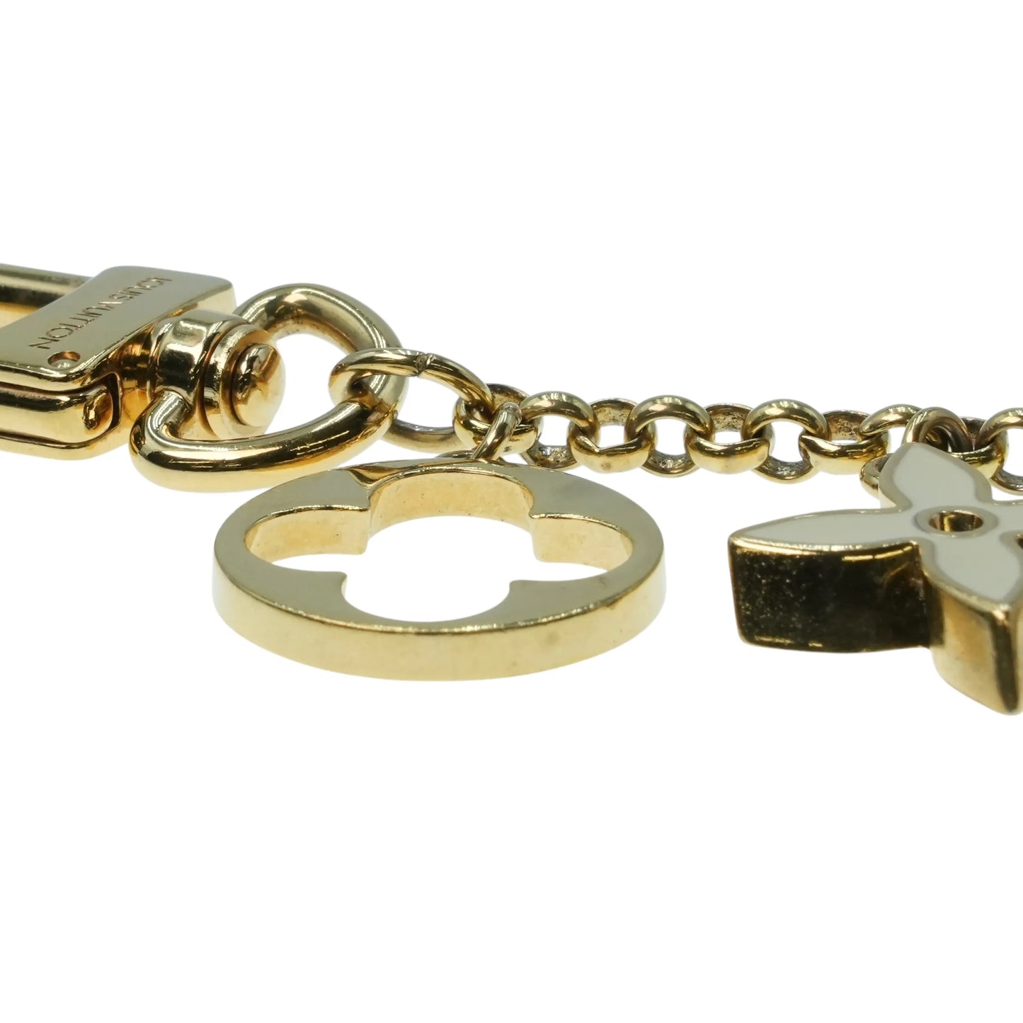 Louis Vuitton Fleur de Monogram Charm Accessory - Gold Plated 