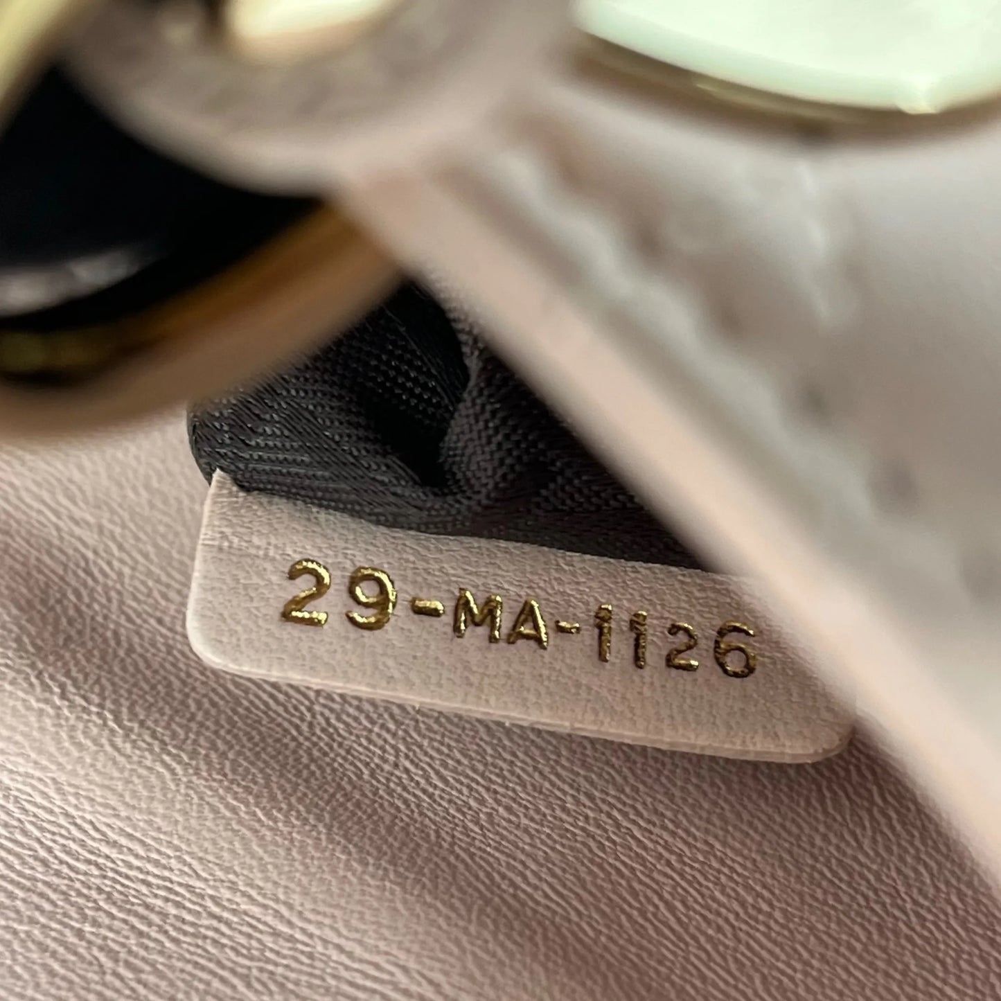 Dior Small Lady Dior My ABC Dior Leather Handbag - Pink 