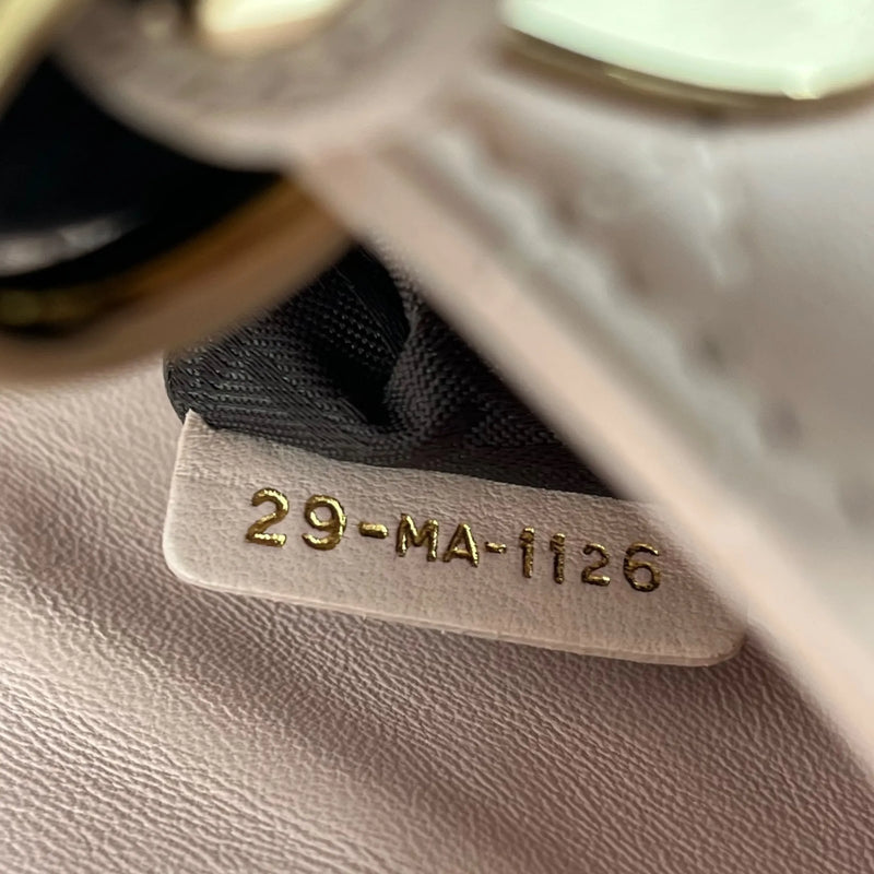 Dior Small Lady Dior My ABC Dior Leather Handbag - Pink 