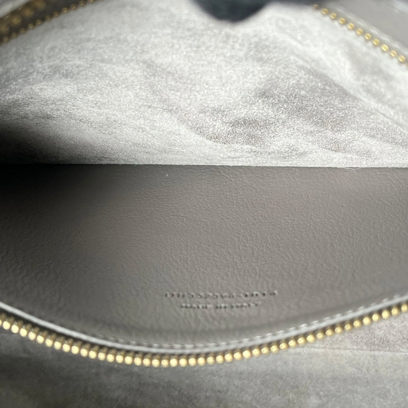 Saint Laurent カバス レザー ハンドバッグ - グレー