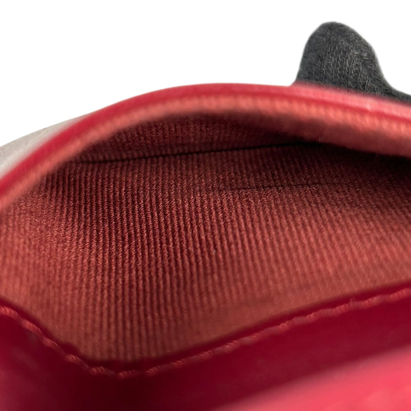 CHANEL マトラッセ シャネル 19 三つ折り財布 コンパクトウォレット - レッド