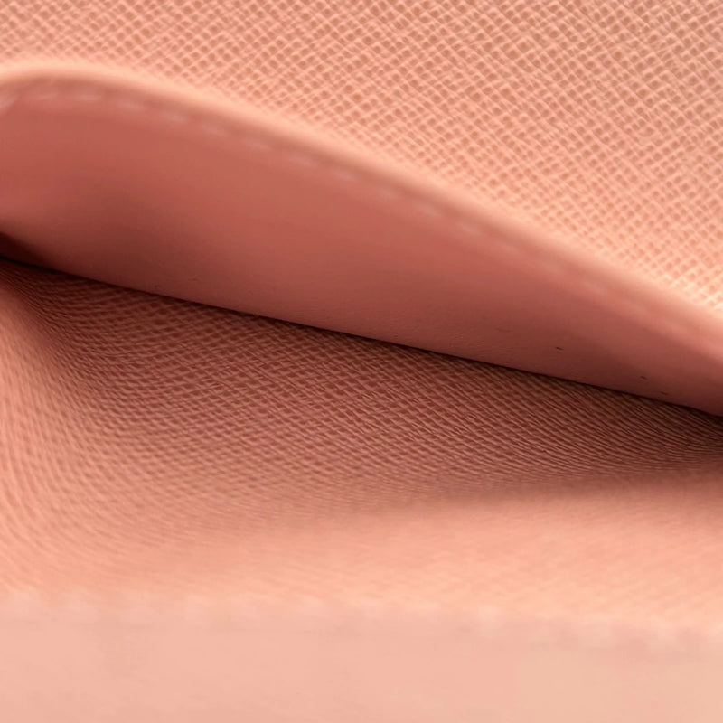 Louis Vuitton Damier Ebene Victorine Portefeuille Tri-fold Compact Wallet - Dark Brown 