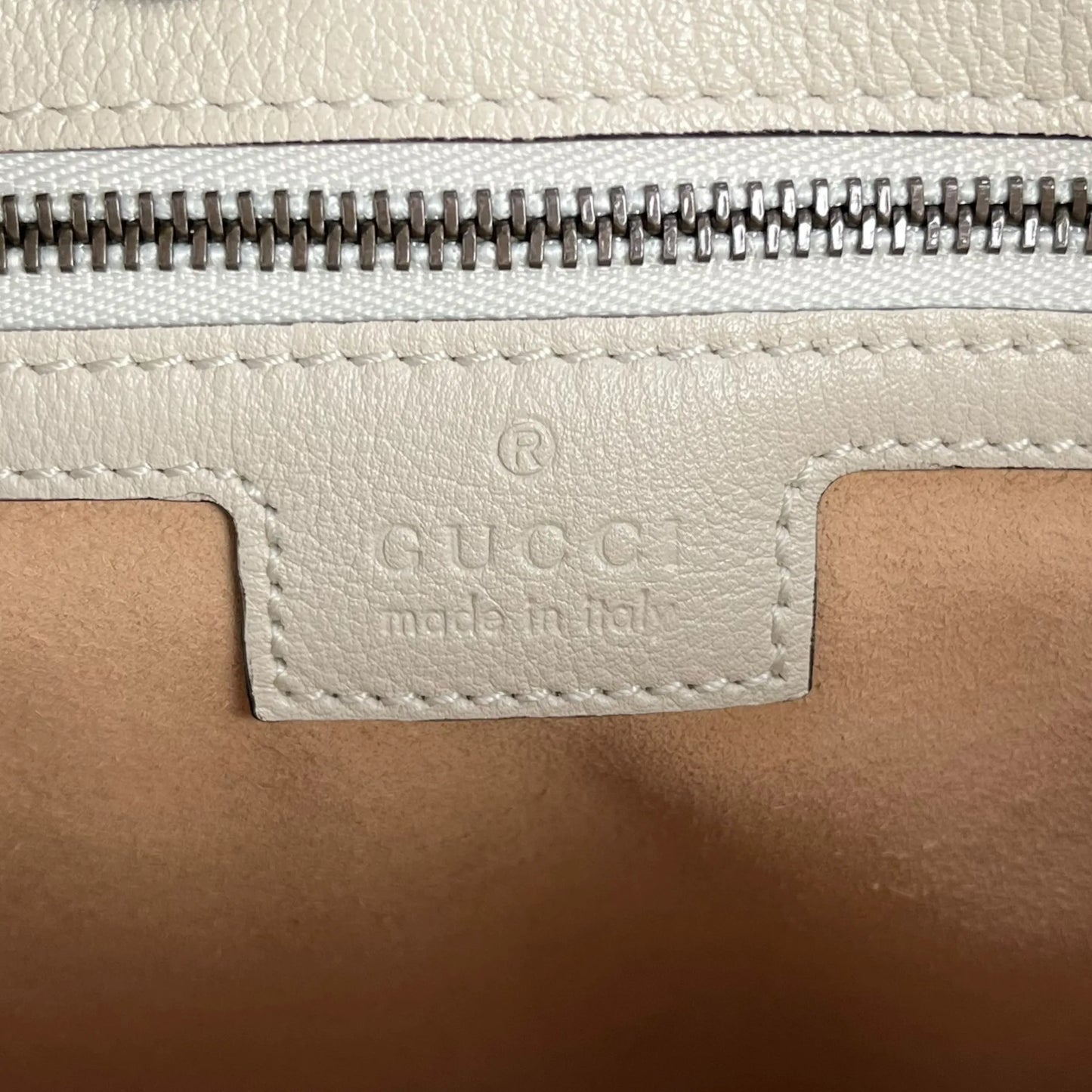 GUCCI Diana Small Hand Bag Shoulder Bag - Beige 