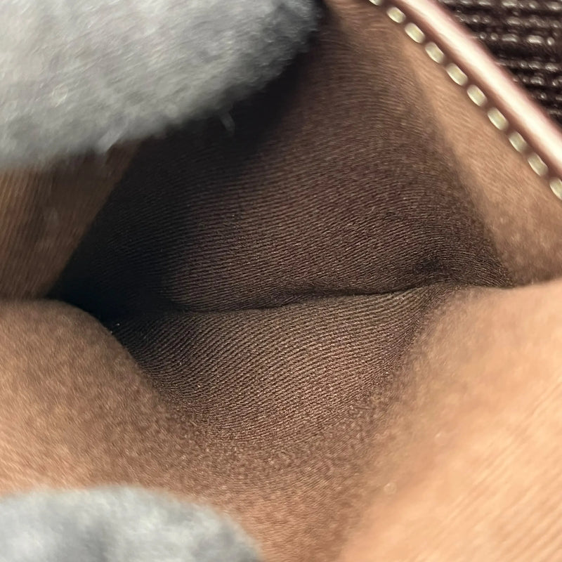 Celine Canvas Macadam Shoulder Bag - Brown 