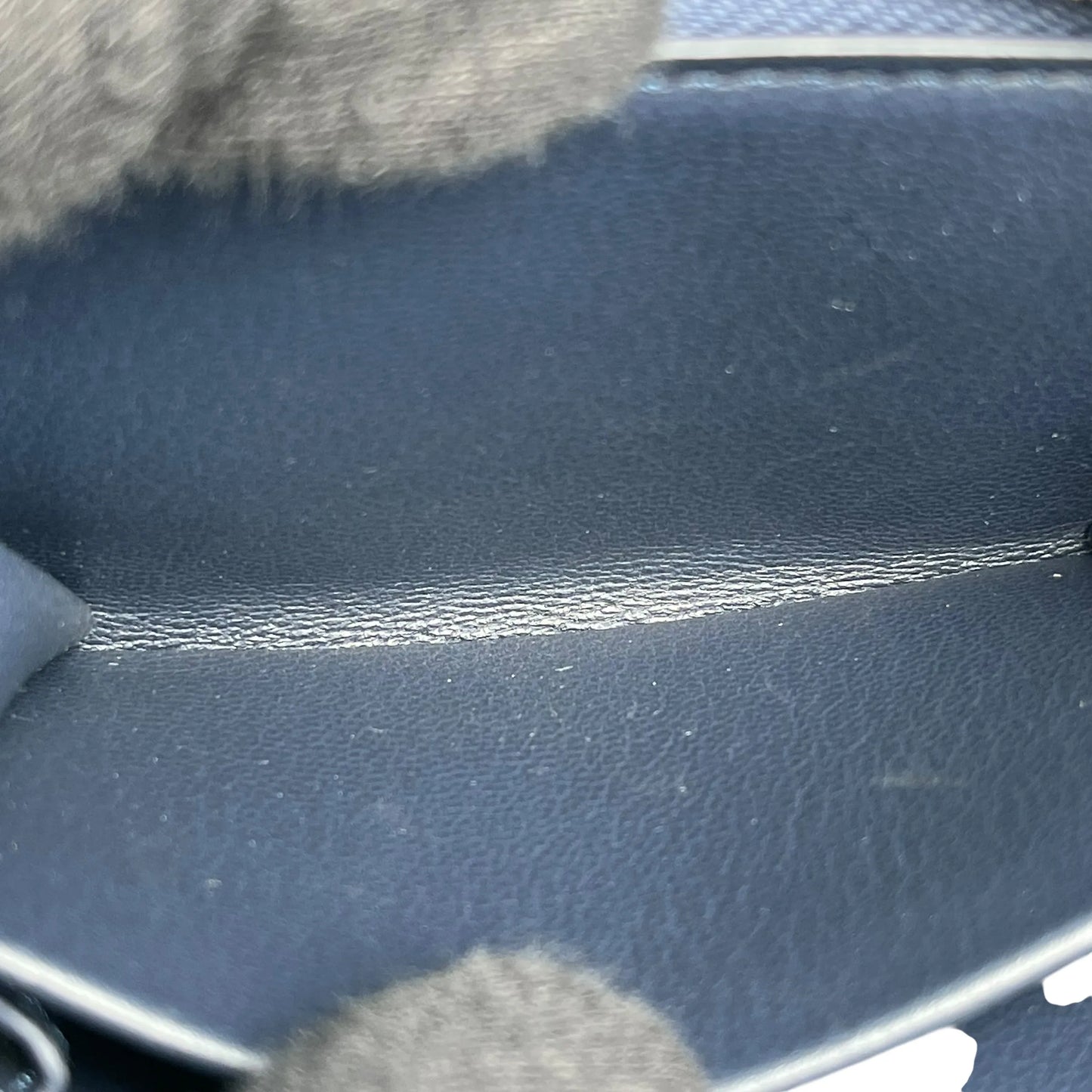 LOUIS VUITTON Portefeuille Lou Monogram Compact Wallet Bi-fold Wallet - Navy 