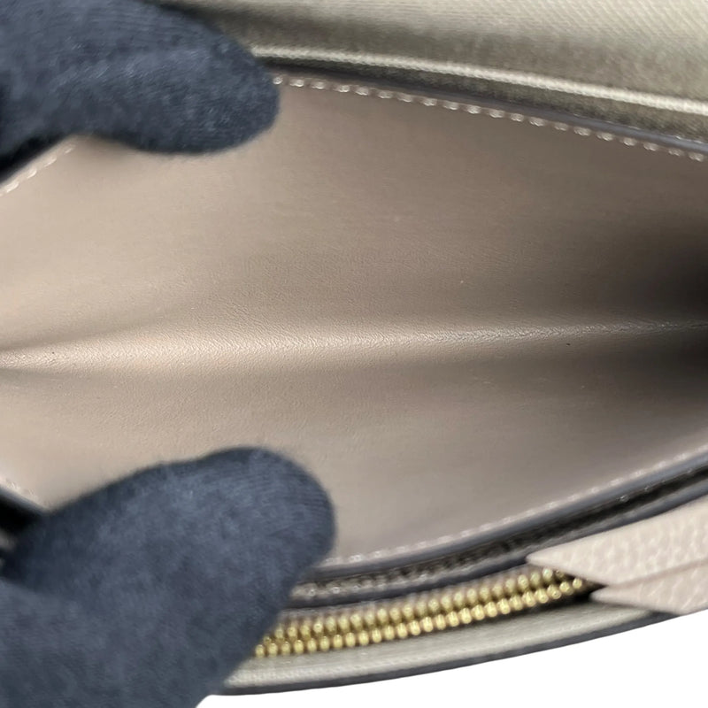 LOUIS VUITTON Pochette Felicie Monogram Empreinte Chain Wallet - Beige 