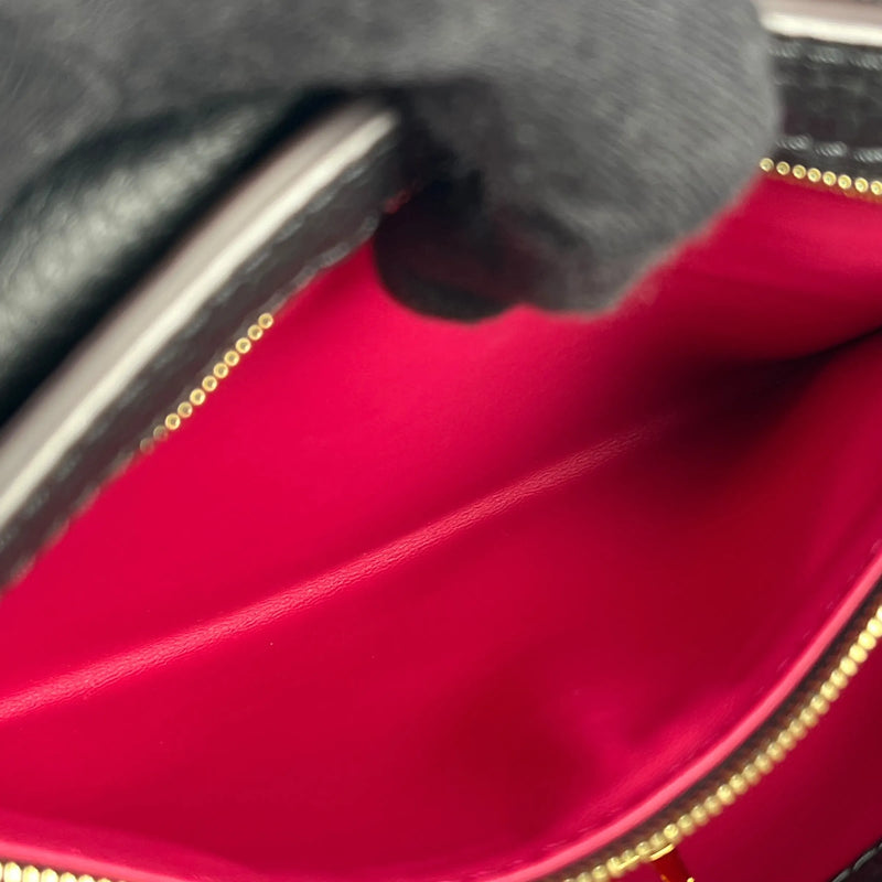 LOUIS VUITTON Capucines BB Handbag/Shoulder Bag - Black 