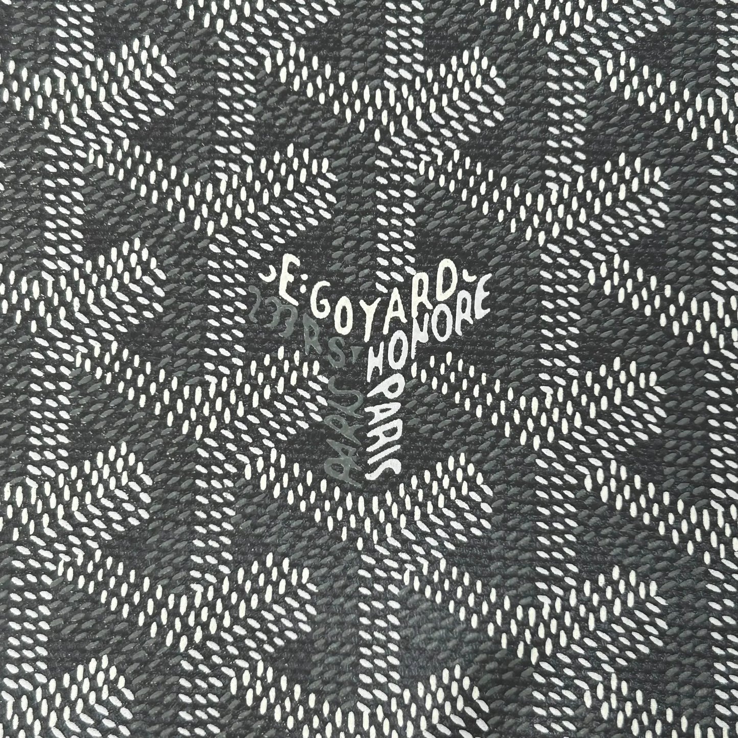 Goyard Saint Marie MM Leather Clutch Bag - Grey 