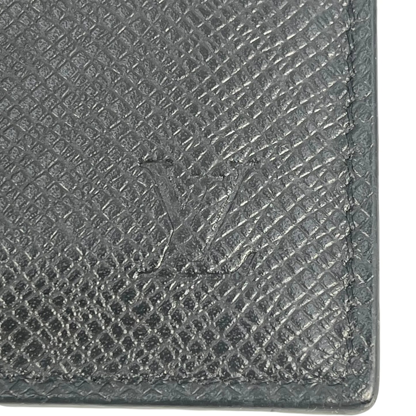 LOUIS VUITTON タイガ レザー カードケース コインケース - ブラック