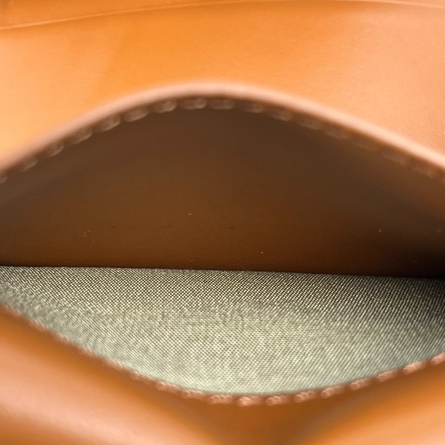 CELINE Triomphe Canvas Compact Wallet - Dark Brown 