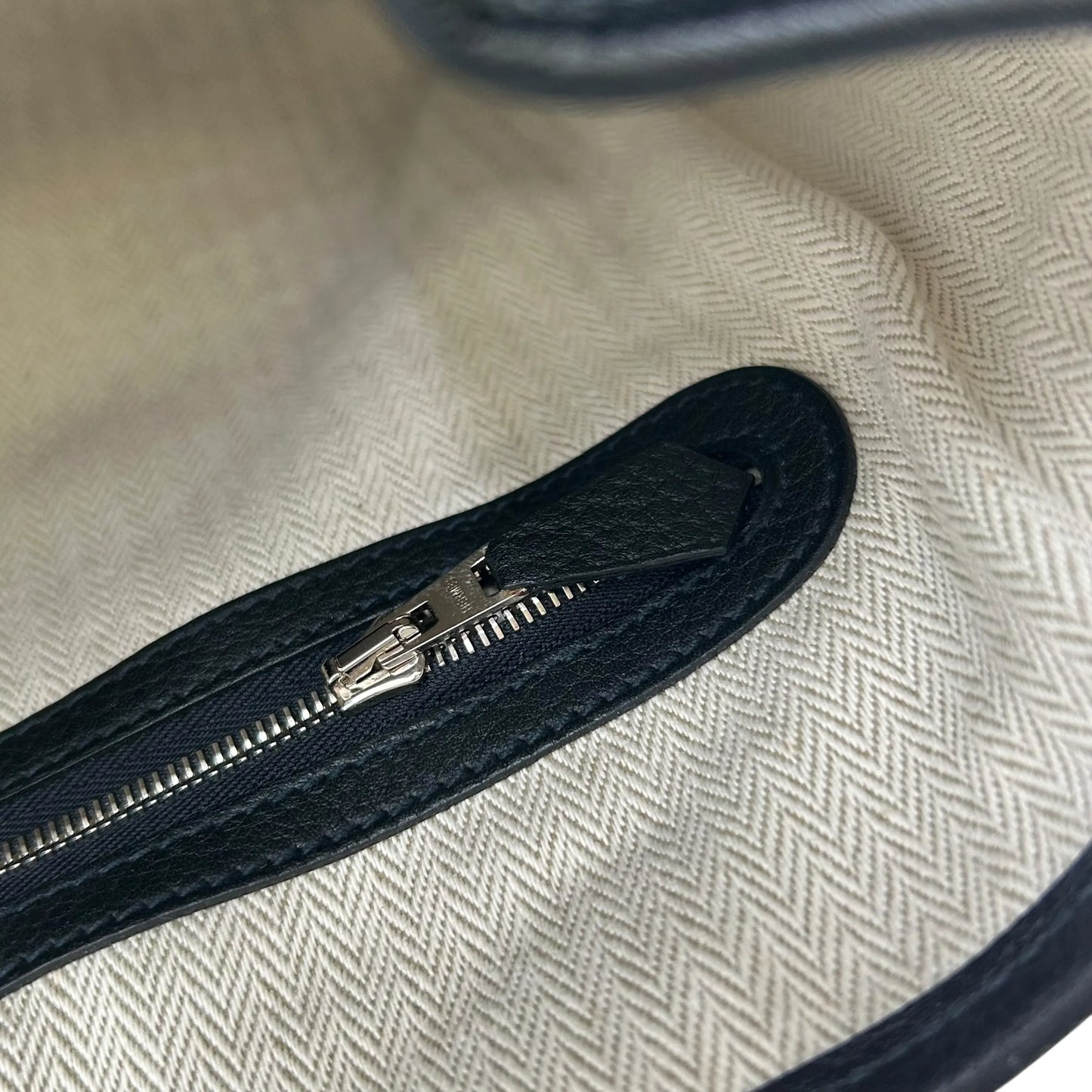 HERMES ガーデンパーティ PM ネゴンダ □L刻印(2008年製) トートバッグ - ブラック