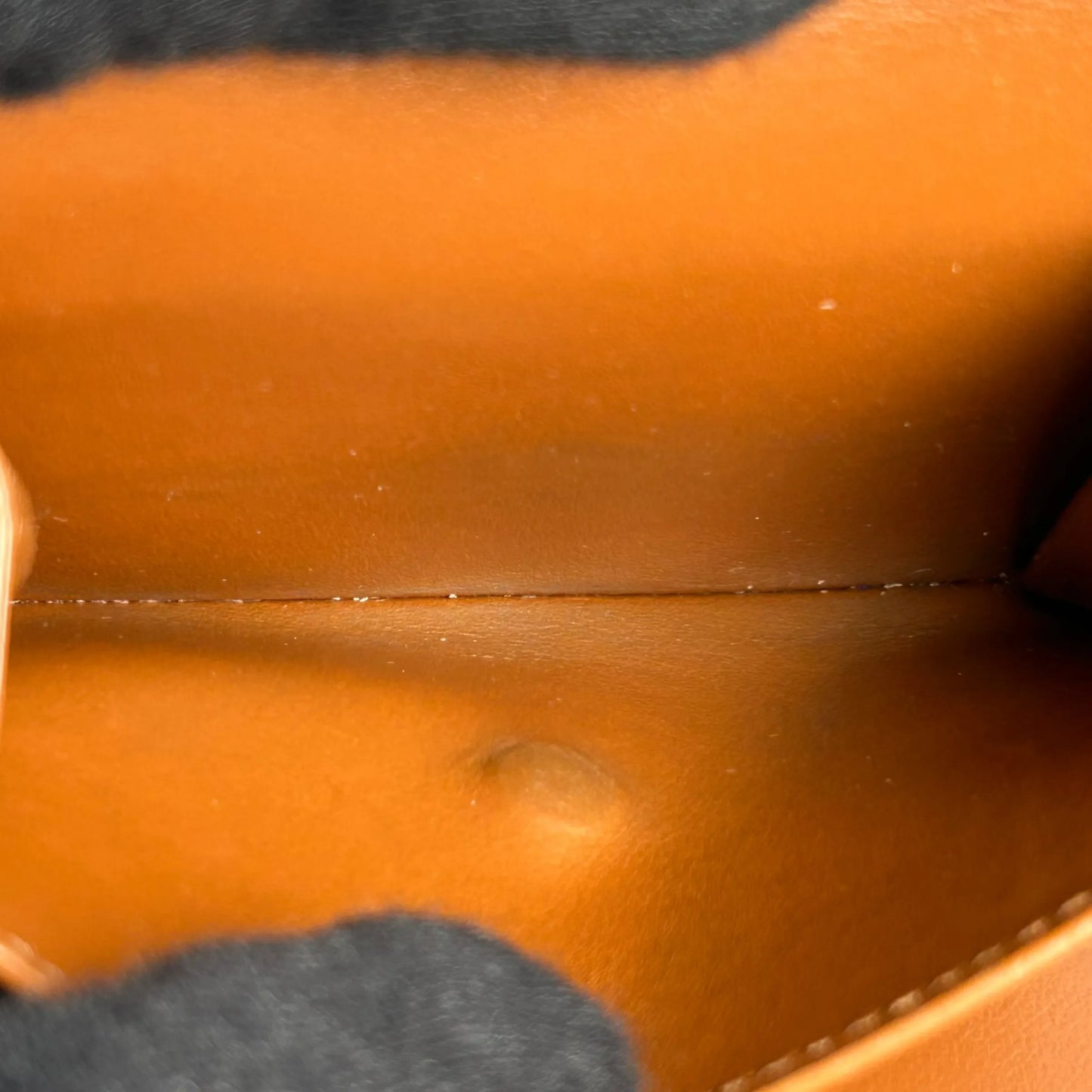 CELINE Triomphe Calfskin Small Compact Wallet - Brown 