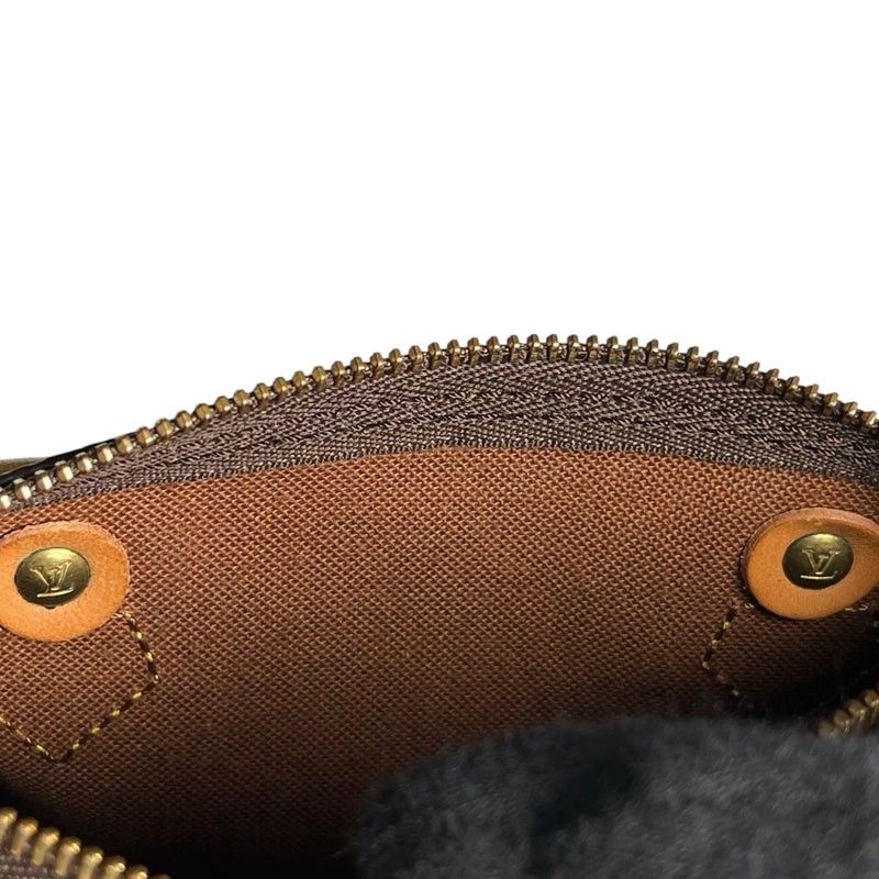 LOUIS VUITTON モノグラム ミニ スピーディ ハンドバッグ - ブラウン