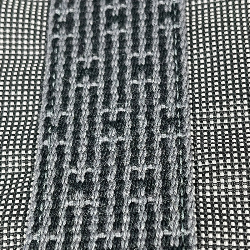 HERMES Air Line Canvas Clutch Bag - Grey 