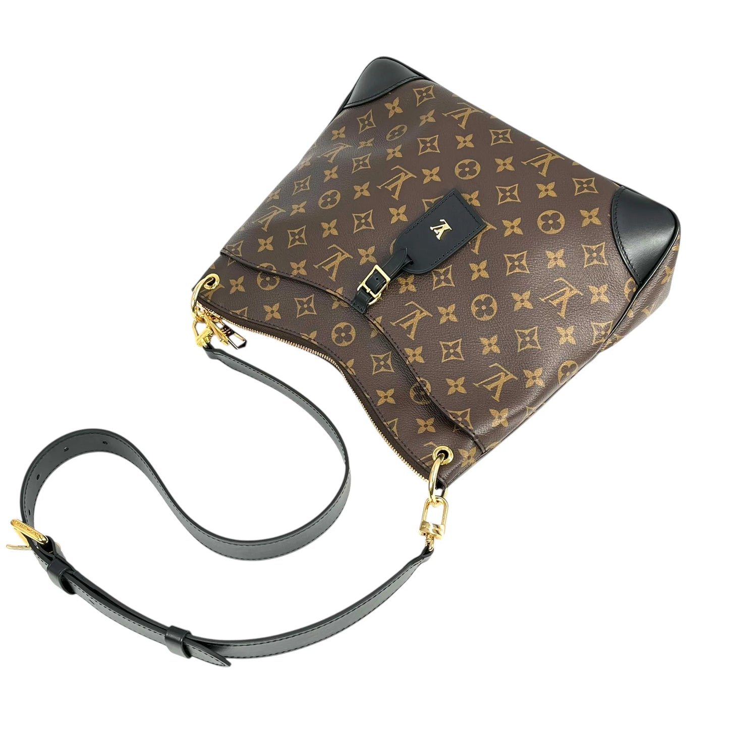 Louis Vuitton Monogram Odeon MM Monogram Canvas Shoulder Bag - Brown 