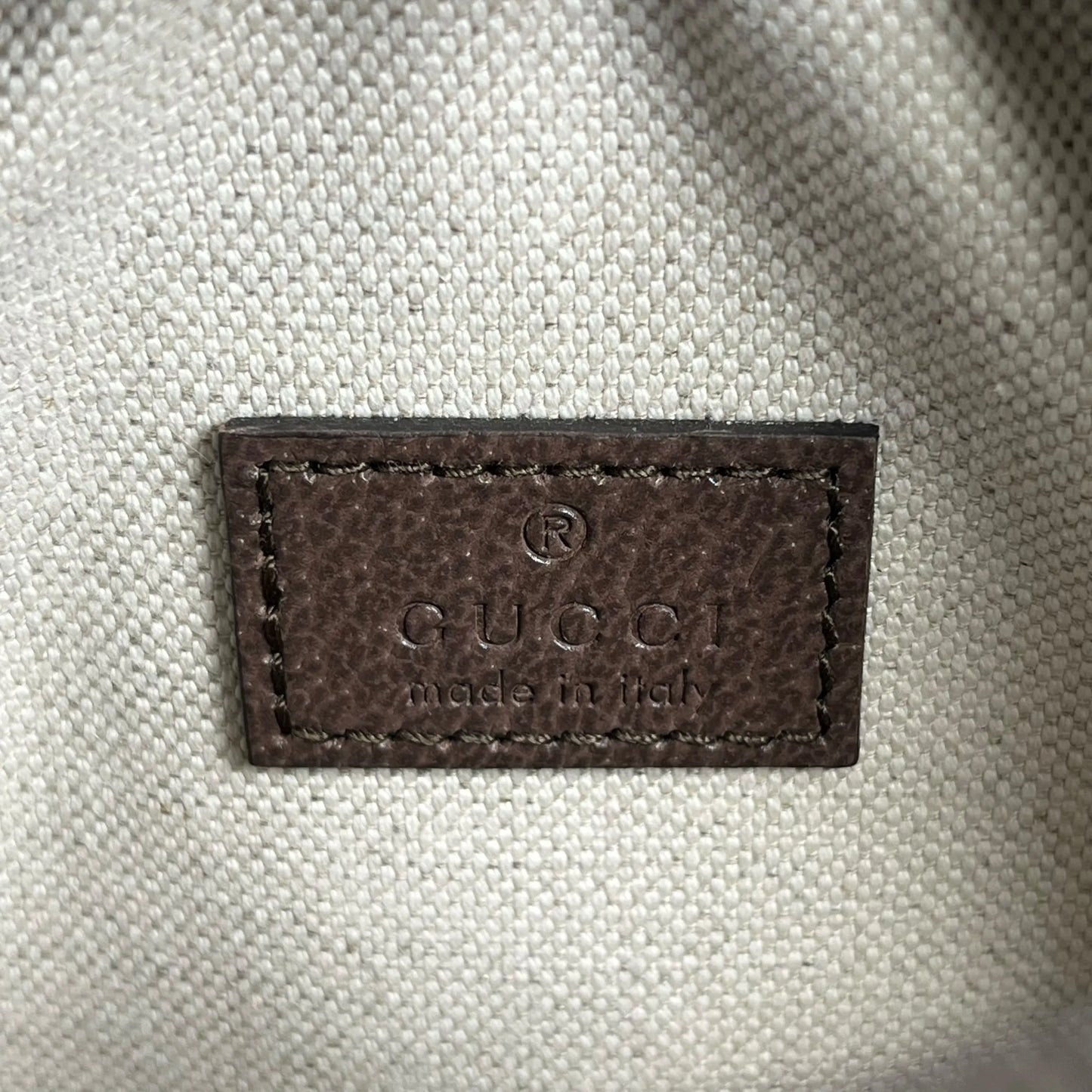 GUCCI オフィディア GGスプリーム キャンバス ショルダーバッグ - ブラウン