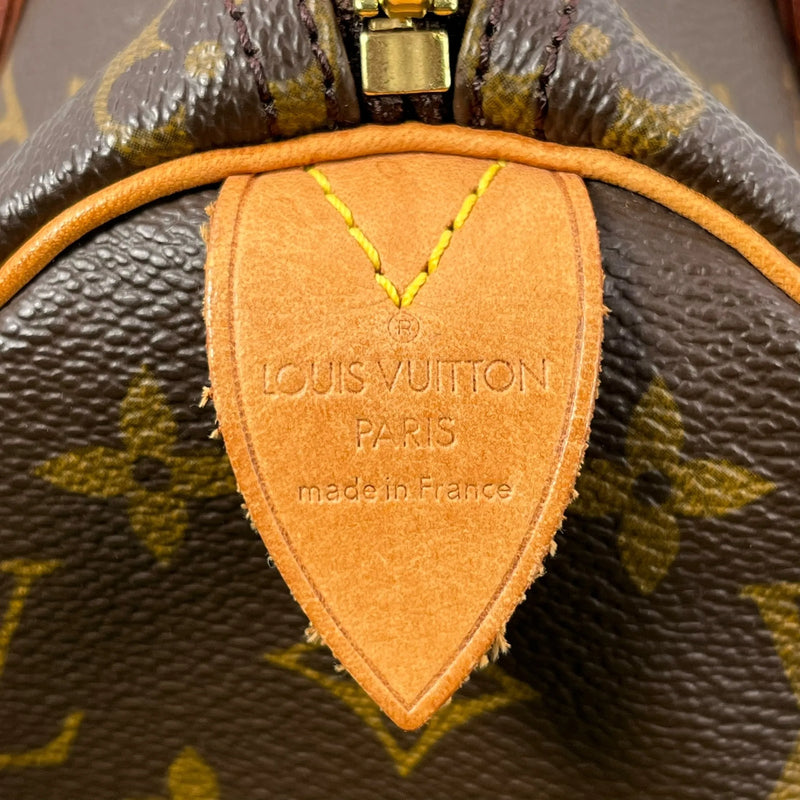 Louis Vuitton スピーディ25 モノグラム キャンバス ハンドバッグ - ブラウン