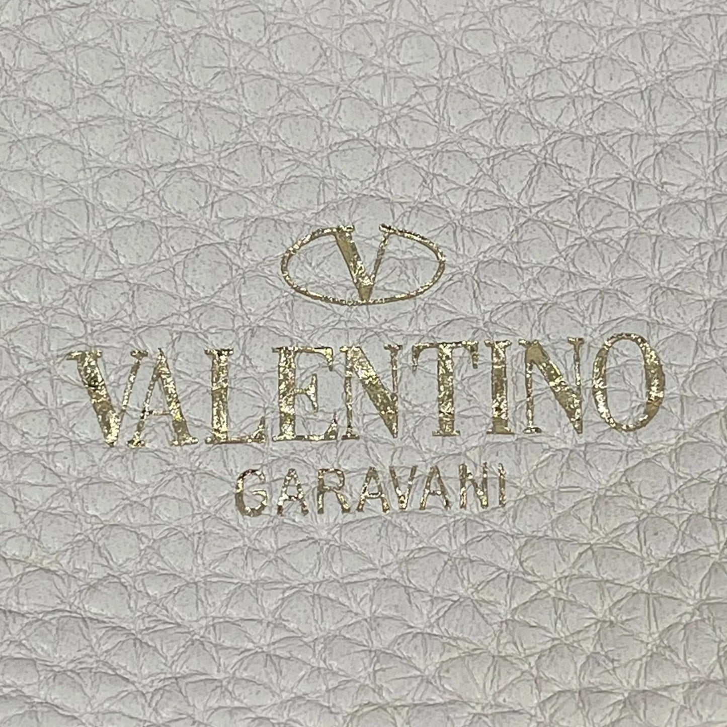 Valentino Rockstud Leather Handbag/Shoulder Bag - White 