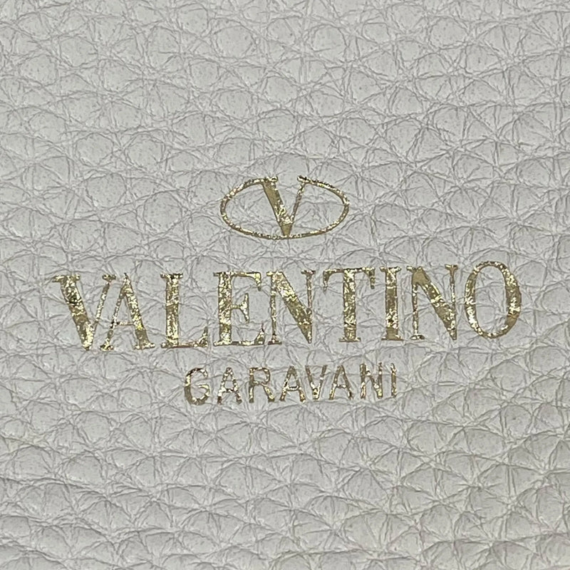 Valentino Rockstud Leather Handbag/Shoulder Bag - White 